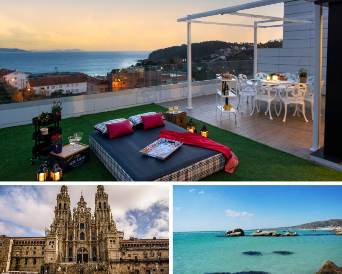 Luxury Singular Villa Canelas Sanxenxo Eksteriør billede